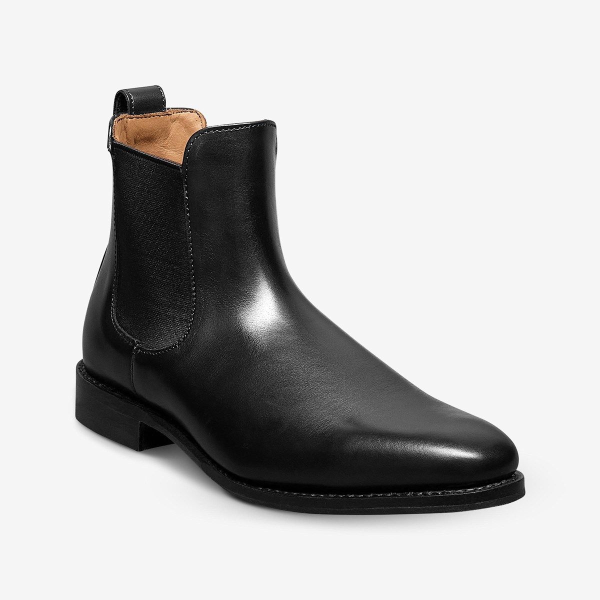 leather dress boots canada Italian Leather Tall Western Boots in Saddle