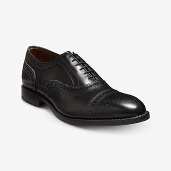 Allen Edmonds Strand Cap Toe Oxford Mens 8 Black Good Brogue Leather Dress Shoes Strand Cap-Toe Oxford | Men main image 3
