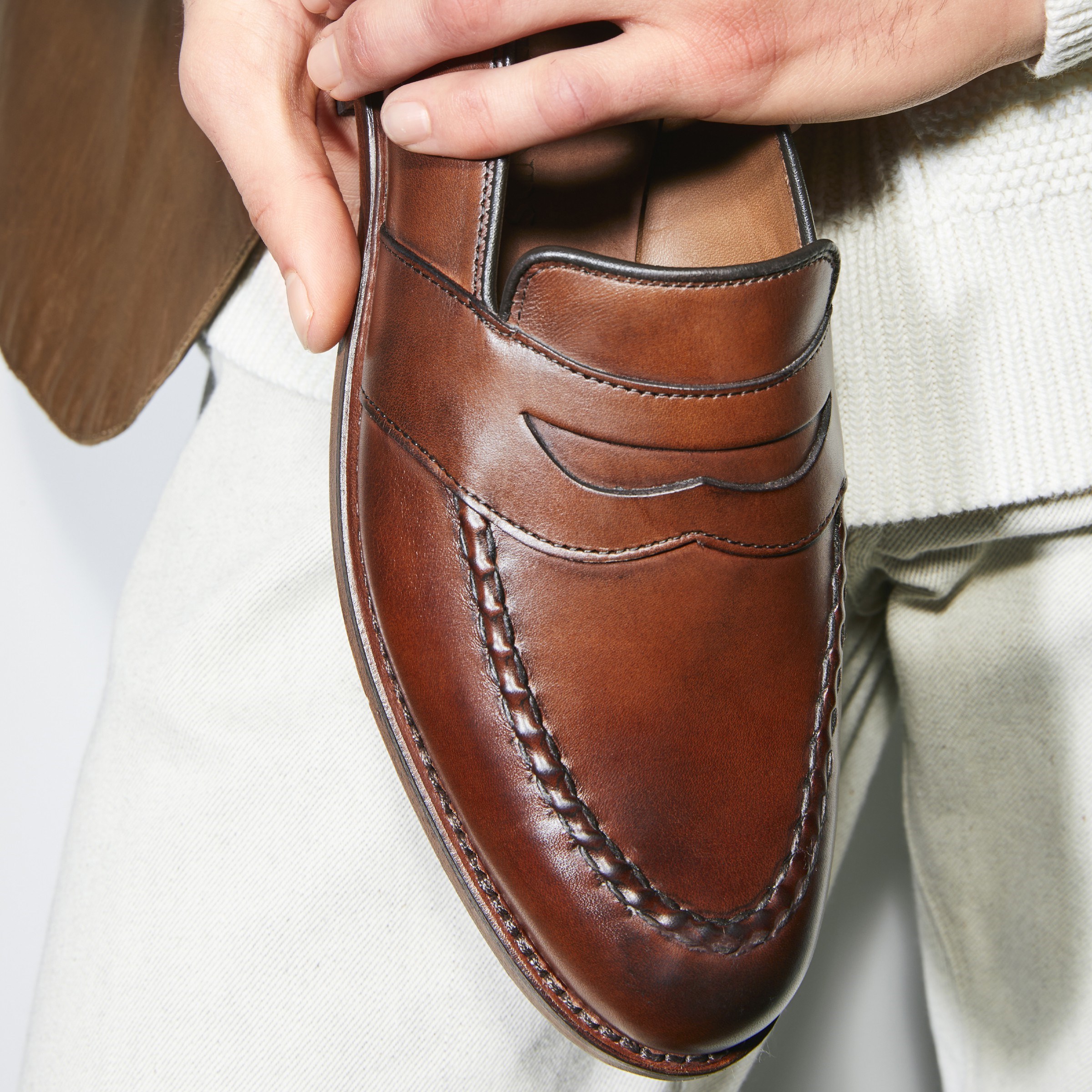Randolph penny loafer top