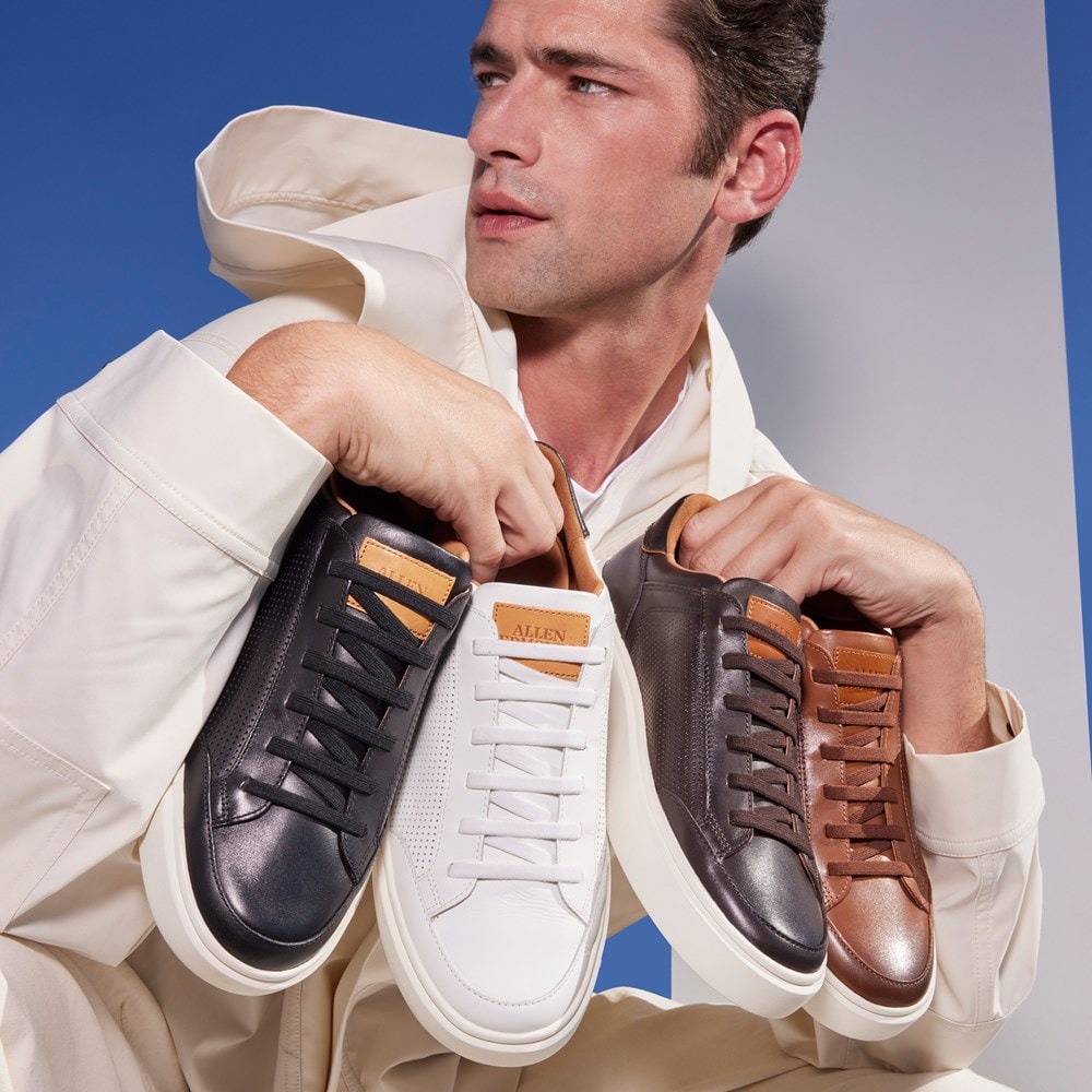 Oliver Slip-On Stretch-lace Sneaker | Men's Sneakers | Allen Edmonds