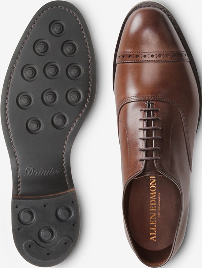 Fifth Avenue Cap Toe Oxford with Dainite Rubber Sole Men s Dress Allen Edmonds